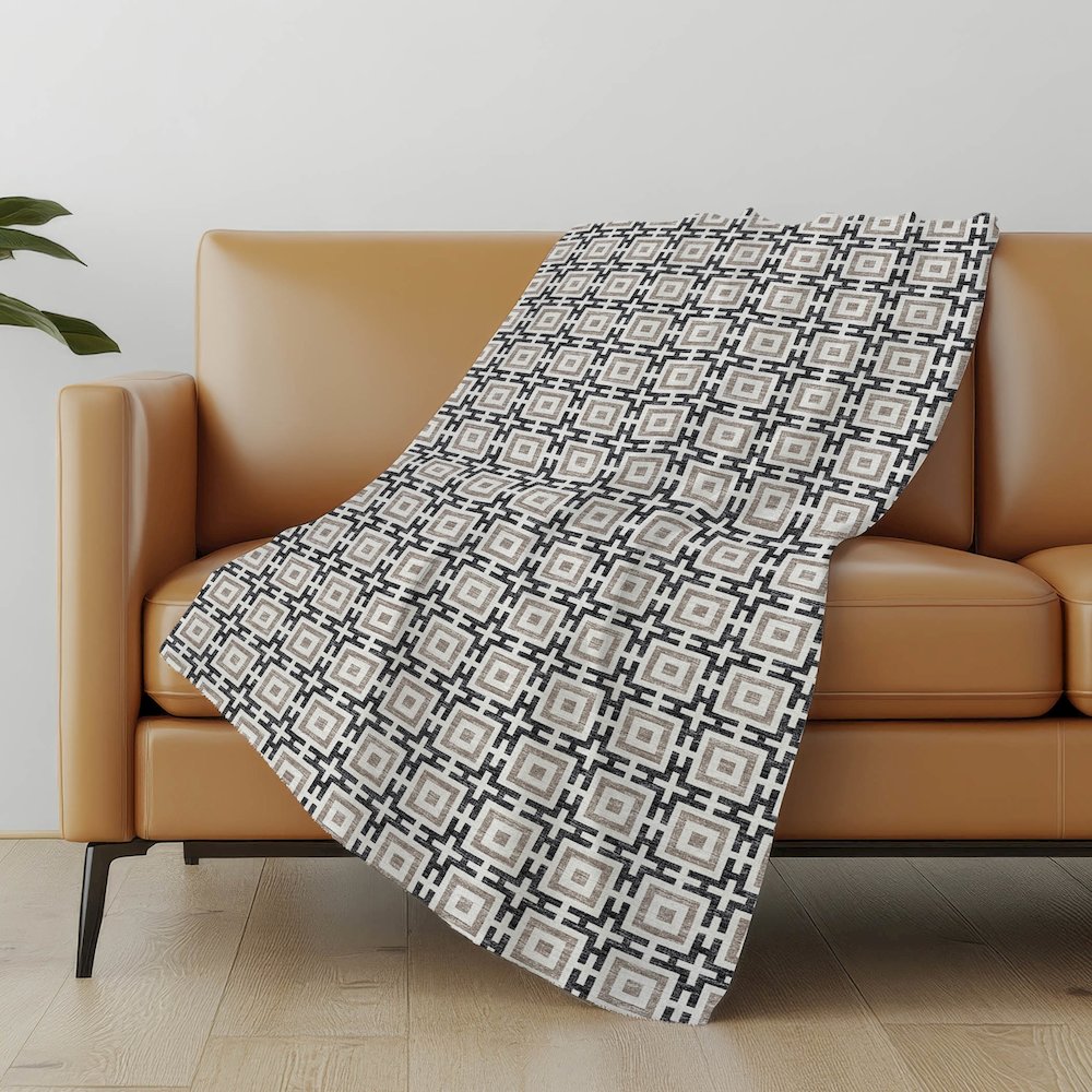 Premium Machine Washable ASB139 Black 50" x 70" Sherpa Throw Blanket. Picture 4