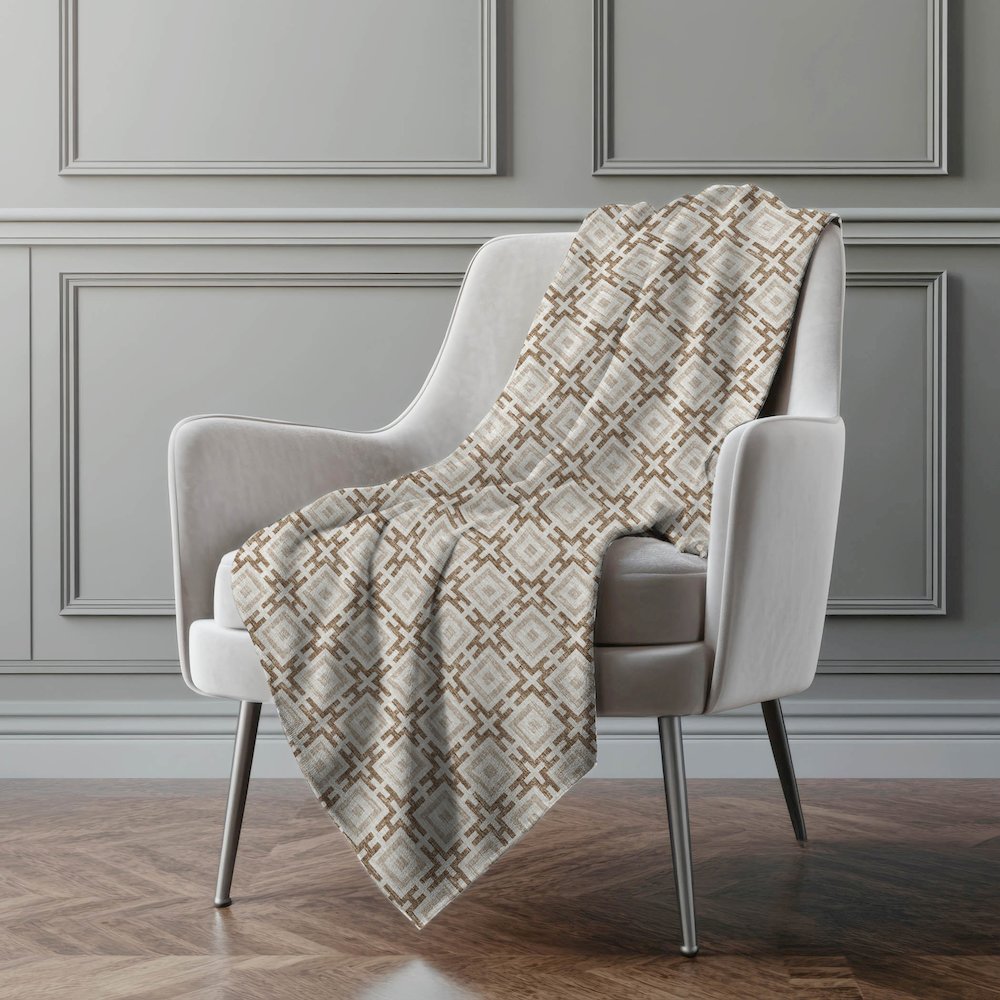Premium Machine Washable ASB139 Taupe 50" x 70" Sherpa Throw Blanket. Picture 5