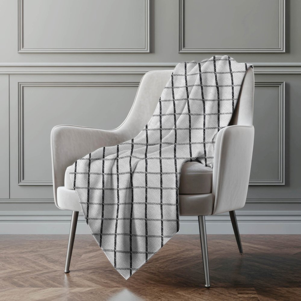 Premium Machine Washable ASB140 Gray 50" x 70" Sherpa Throw Blanket. Picture 5