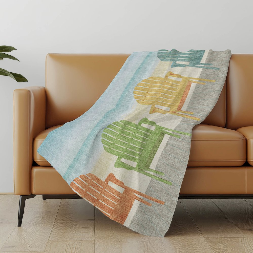 Premium Machine Washable ASB146 Poolside 50" x 70" Sherpa Throw Blanket. Picture 4