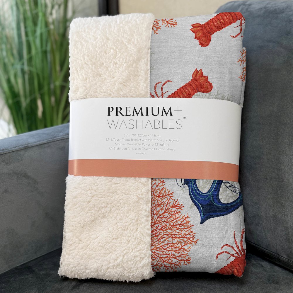 Premium Machine Washable ASB149 Ivory 50" x 70" Sherpa Throw Blanket. Picture 3