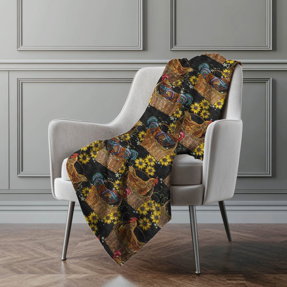 Premium Machine Washable ASB157 Midnight 50" x 70" Sherpa Throw Blanket. Picture 5