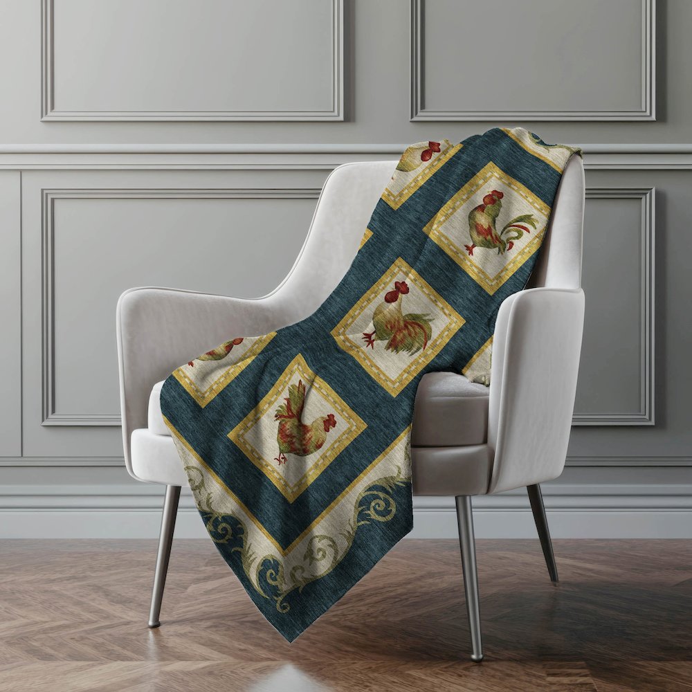 Premium Machine Washable ASB159 Midnight 50" x 70" Sherpa Throw Blanket. Picture 5