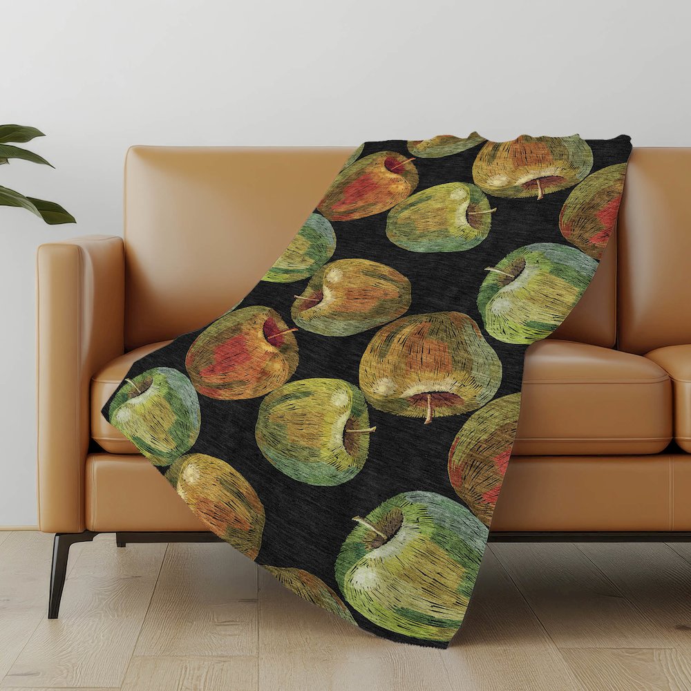 Premium Machine Washable ASB163 Midnight 50" x 70" Sherpa Throw Blanket. Picture 4