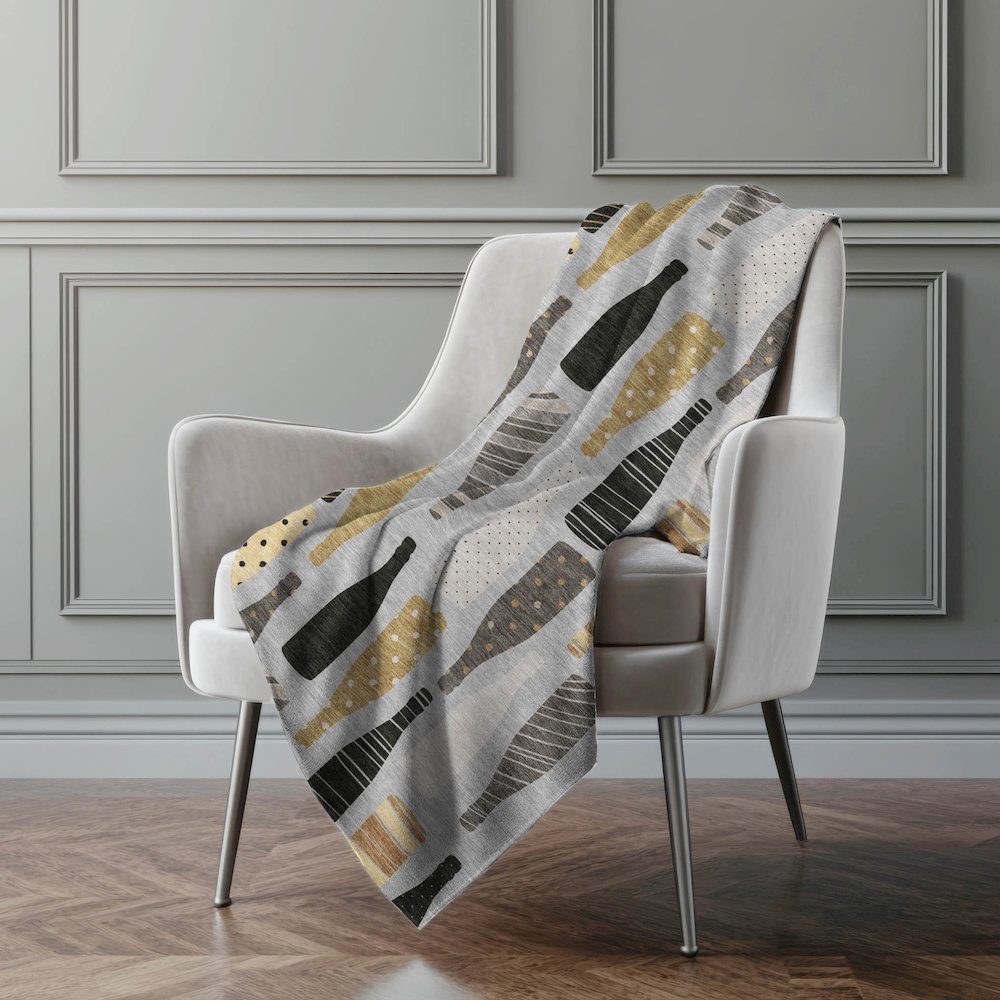 Premium Machine Washable ASB167 Gray 50" x 70" Sherpa Throw Blanket. Picture 5