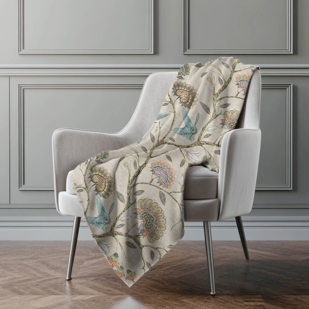 Premium Machine Washable ASB174 Beige 50" x 70" Sherpa Throw Blanket. Picture 5
