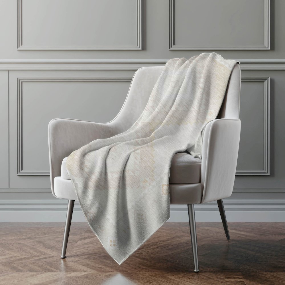 Premium Machine Washable ASB177 Gray 50" x 70" Sherpa Throw Blanket. Picture 5
