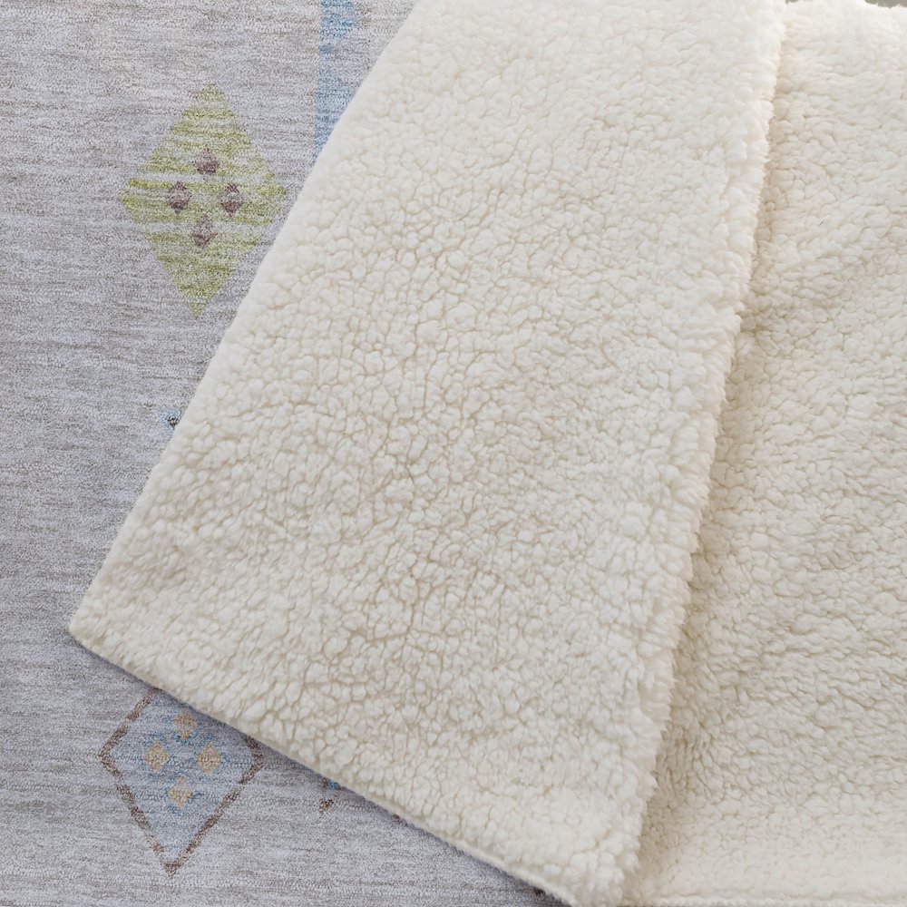 Premium Machine Washable ASB177 Multi 50" x 70" Sherpa Throw Blanket. Picture 2