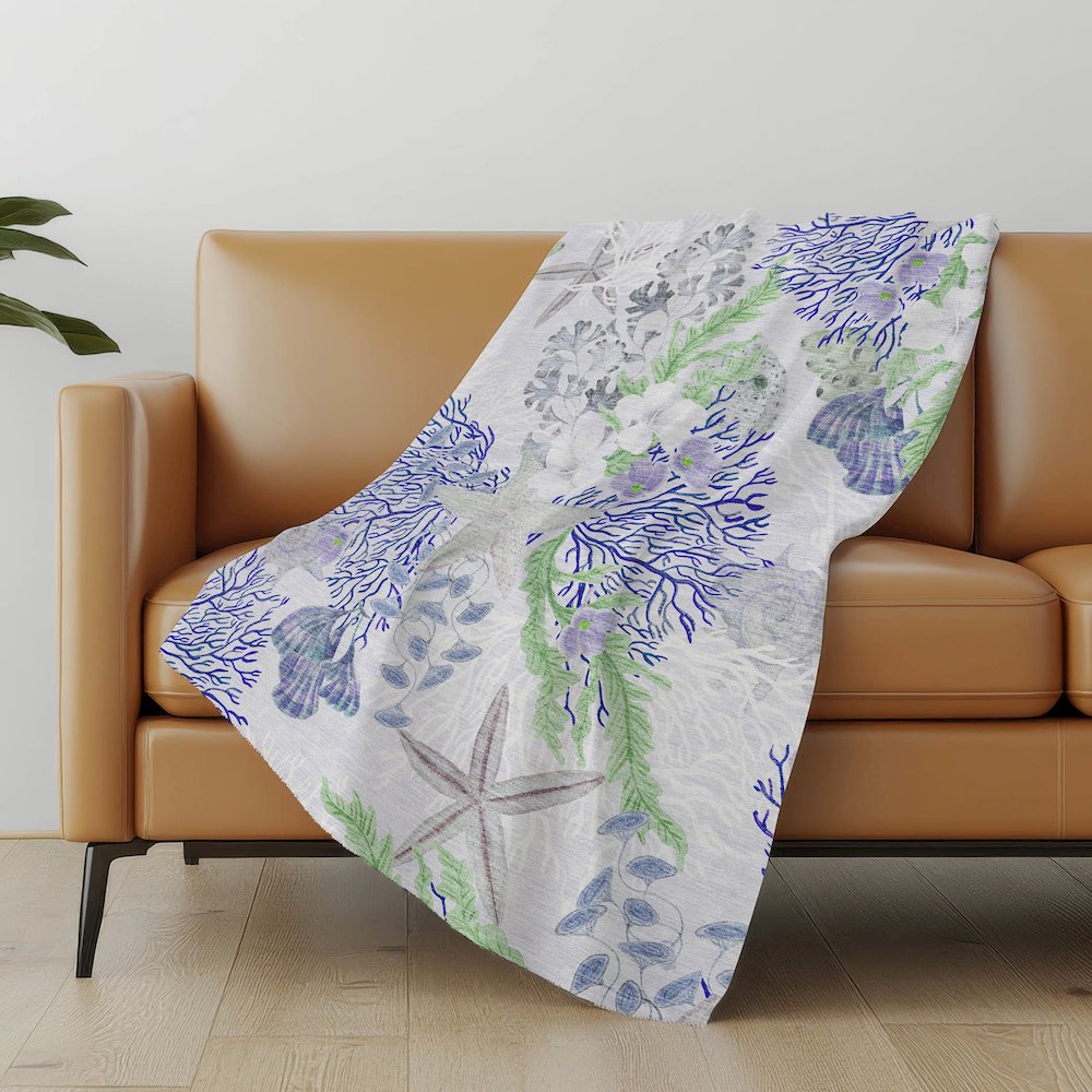 Premium Machine Washable ASB180 Blue 50" x 70" Sherpa Throw Blanket. Picture 4