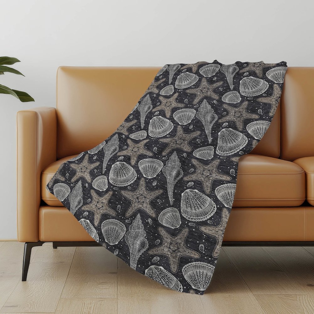 Premium Machine Washable ASB183 Midnight 50" x 70" Sherpa Throw Blanket. Picture 4