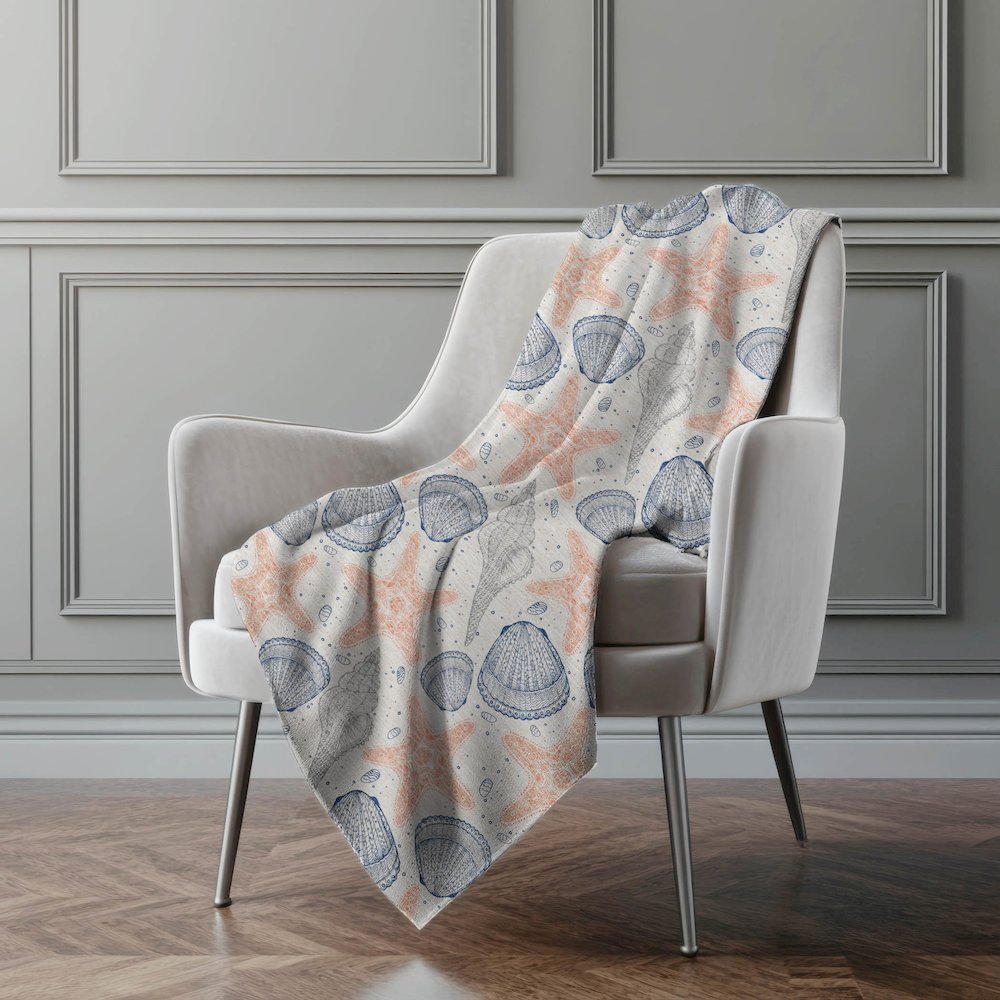 Premium Machine Washable ASB183 Peach 50" x 70" Sherpa Throw Blanket. Picture 5