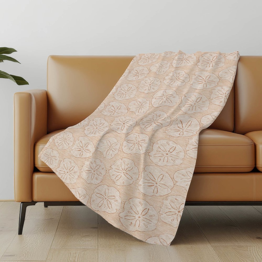 Premium Machine Washable ASB189 Nectarine 50" x 70" Sherpa Throw Blanket. Picture 4