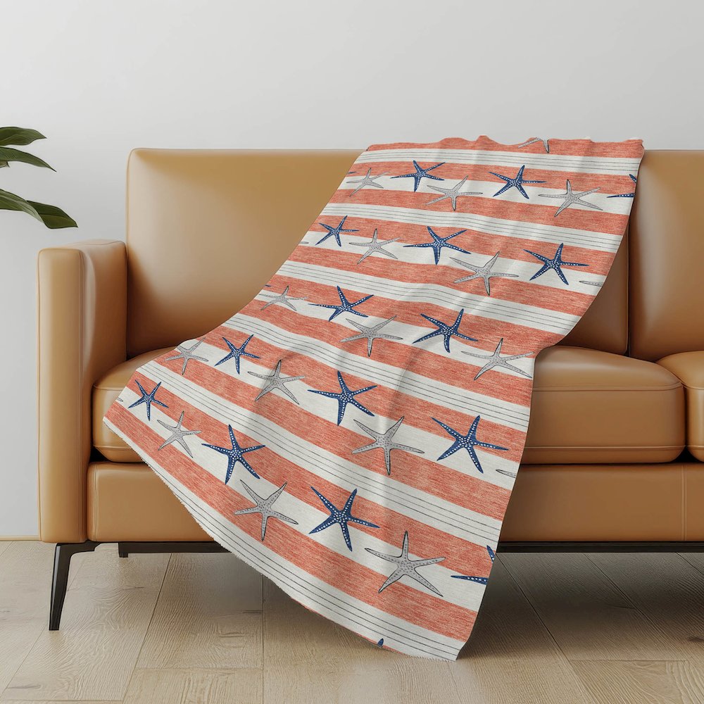 Premium Machine Washable ASB191 Coral 50" x 70" Sherpa Throw Blanket. Picture 4