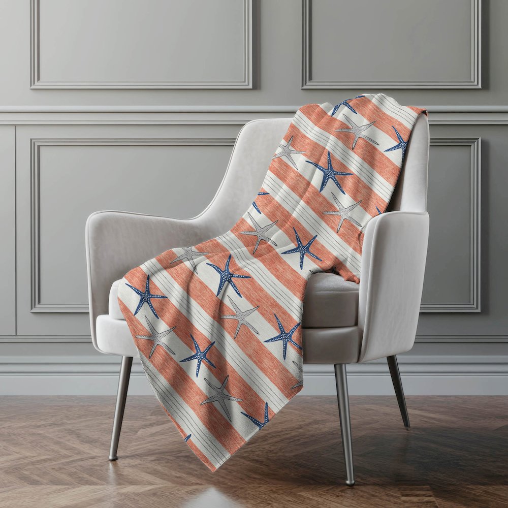 Premium Machine Washable ASB191 Coral 50" x 70" Sherpa Throw Blanket. Picture 5