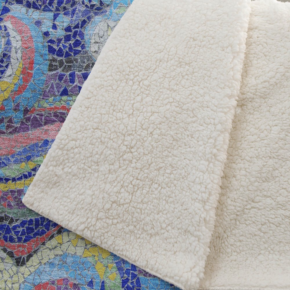 Premium Machine Washable ASB193 Ocean 50" x 70" Sherpa Throw Blanket. Picture 2