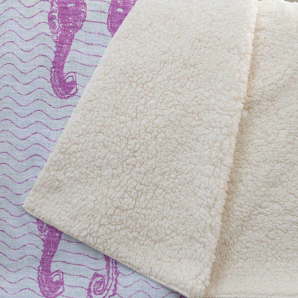 Premium Machine Washable ASB194 Pink 50" x 70" Sherpa Throw Blanket. Picture 2