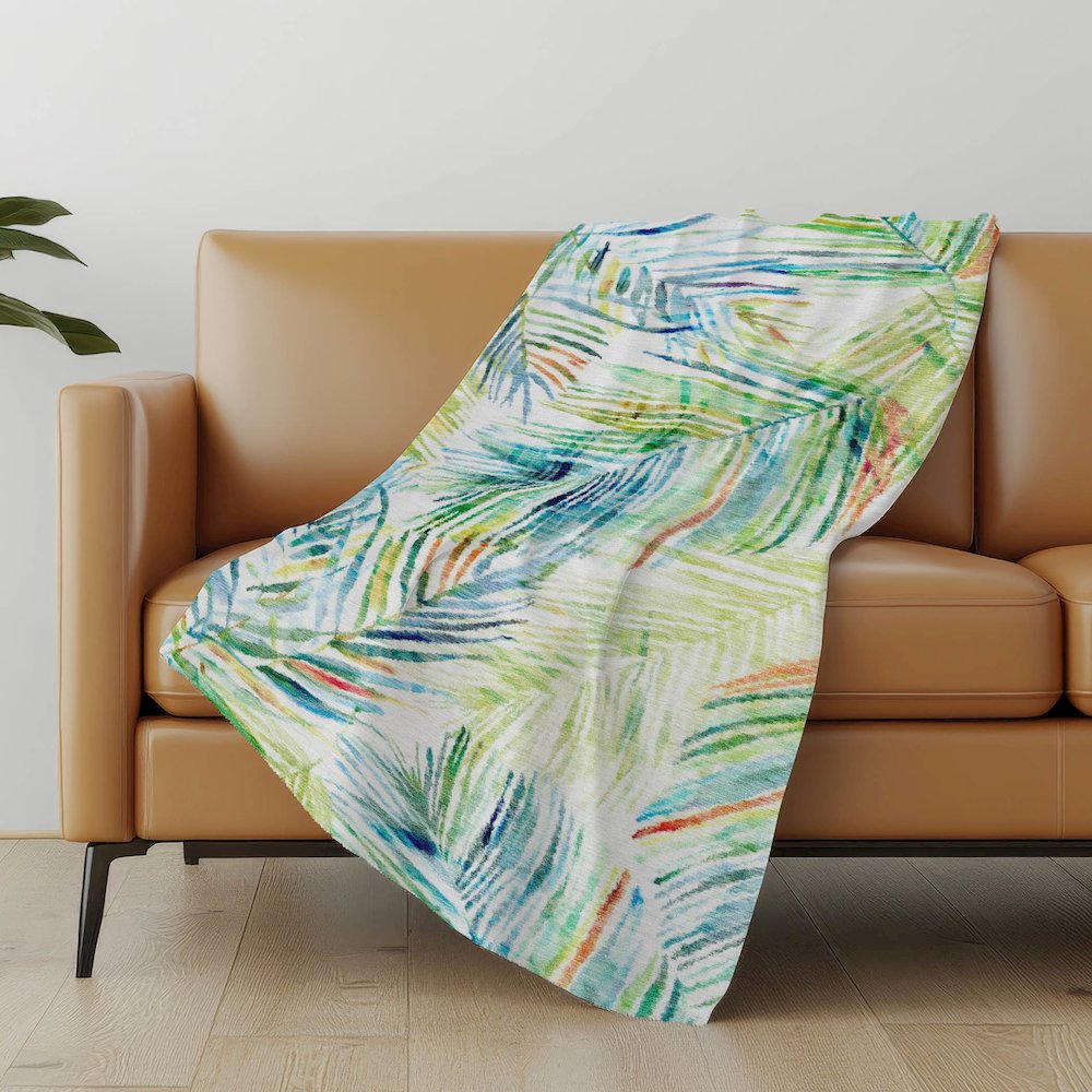 Premium Machine Washable ASB199 Multi 50" x 70" Sherpa Throw Blanket. Picture 4