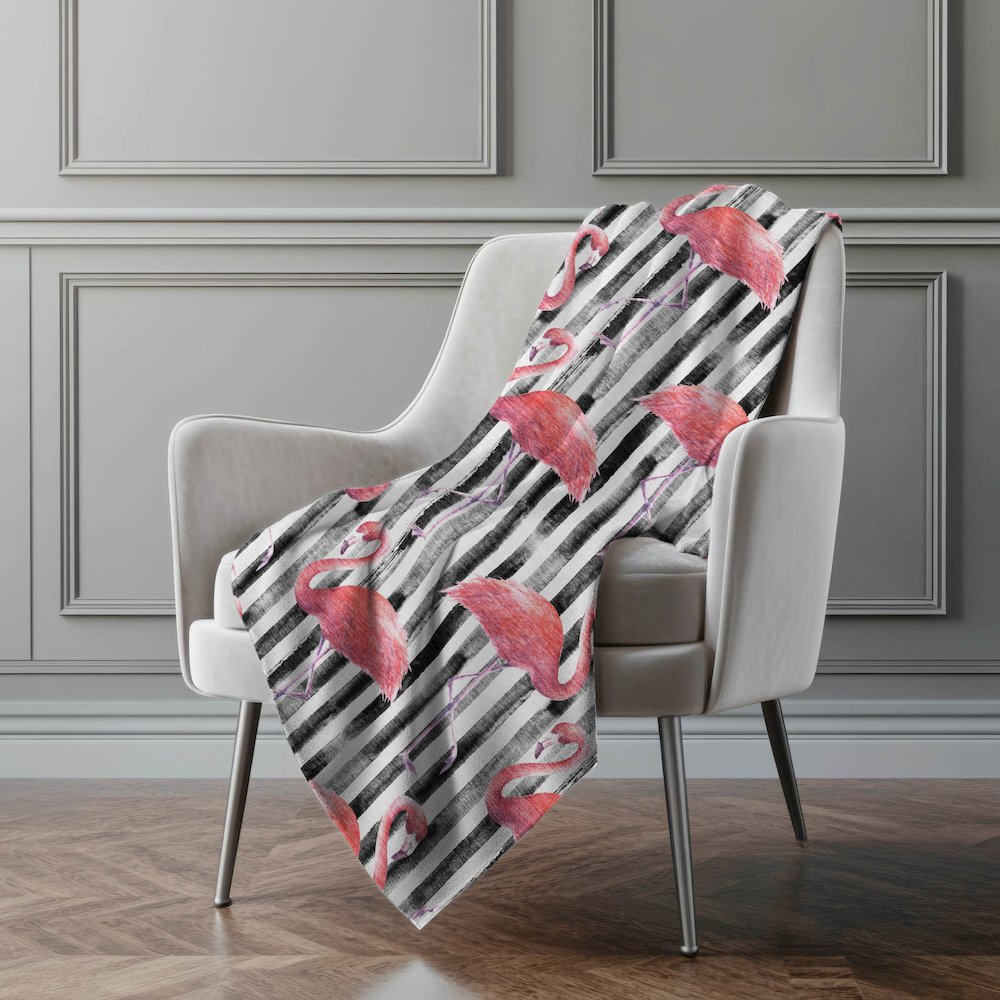 Premium Machine Washable ASB204 Pink 50" x 70" Sherpa Throw Blanket. Picture 5