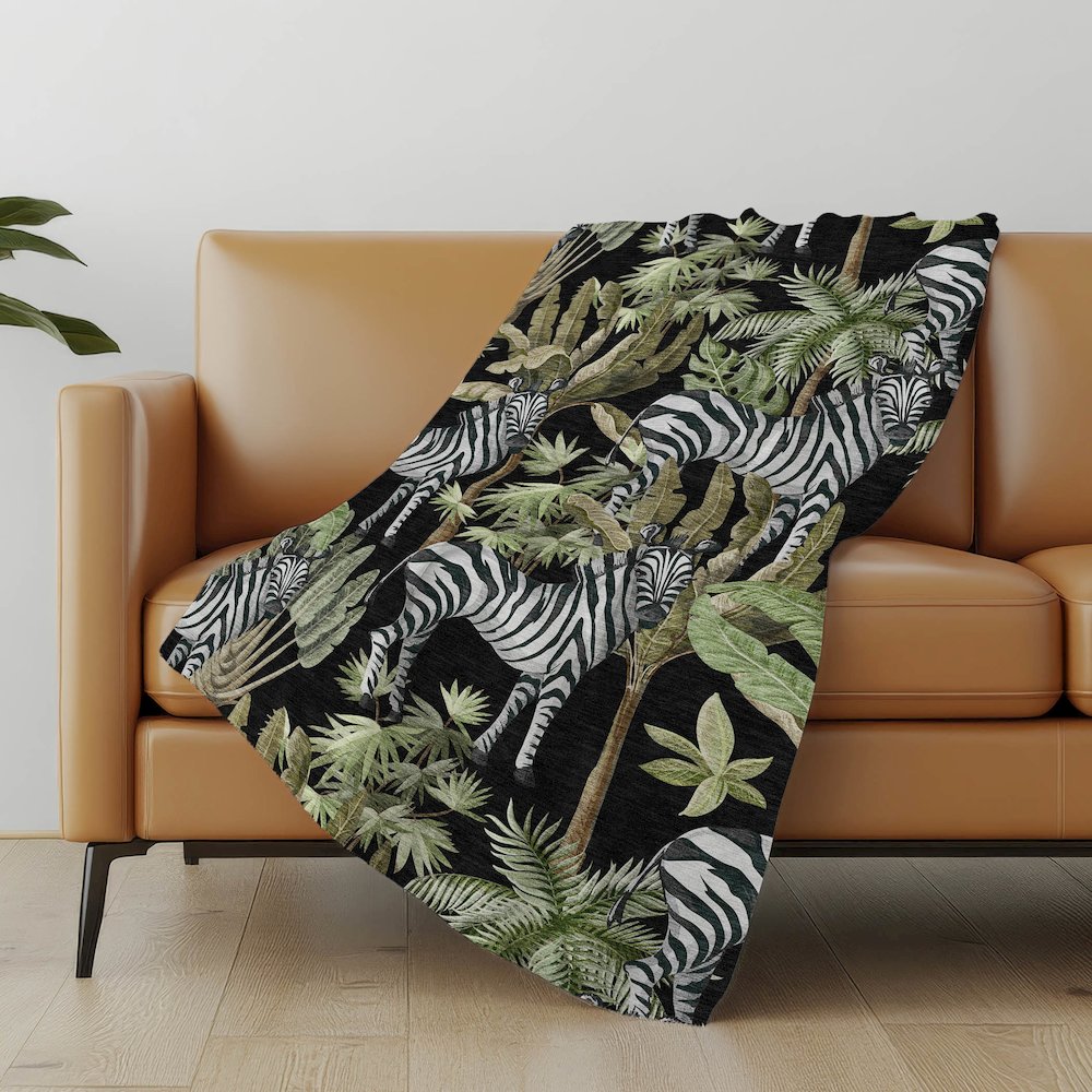 Premium Machine Washable ASB208 Midnight 50" x 70" Sherpa Throw Blanket. Picture 4