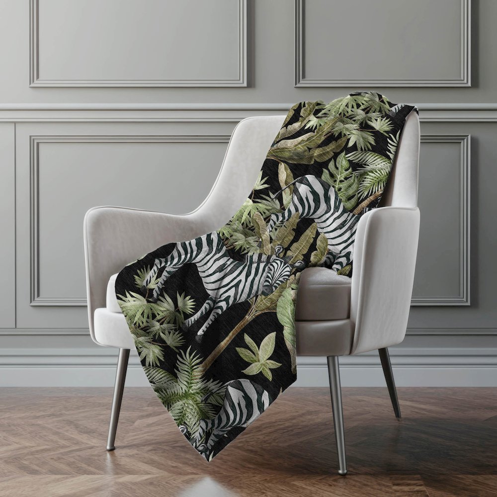 Premium Machine Washable ASB208 Midnight 50" x 70" Sherpa Throw Blanket. Picture 5