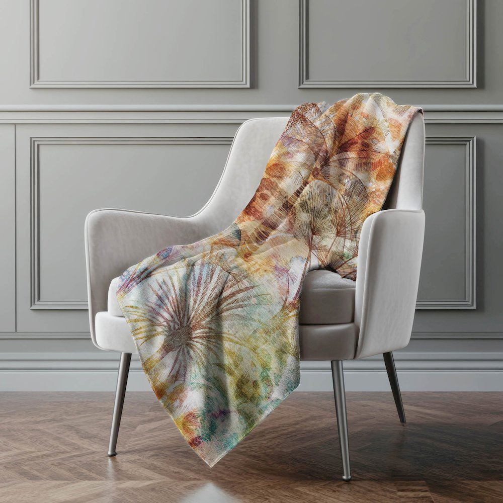 Premium Machine Washable ASB210 Multi 50" x 70" Sherpa Throw Blanket. Picture 5