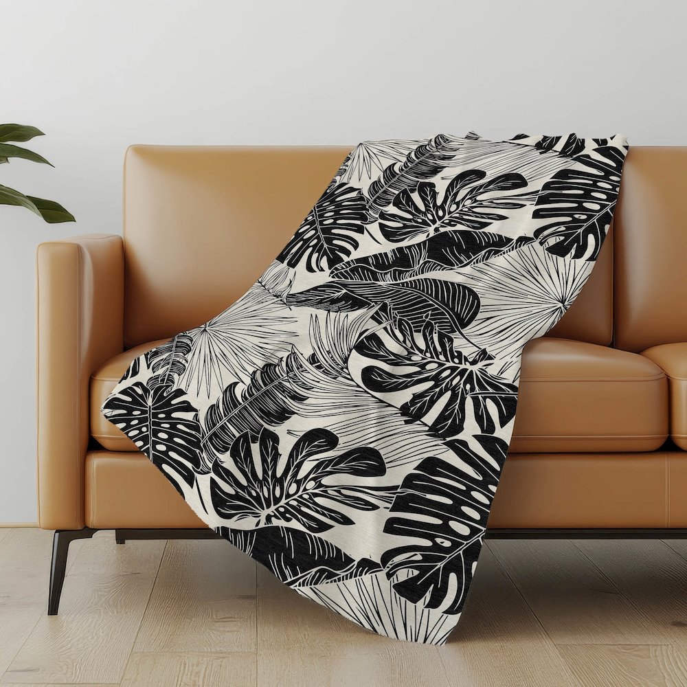 Premium Machine Washable ASB211 Midnight 50" x 70" Sherpa Throw Blanket. Picture 4