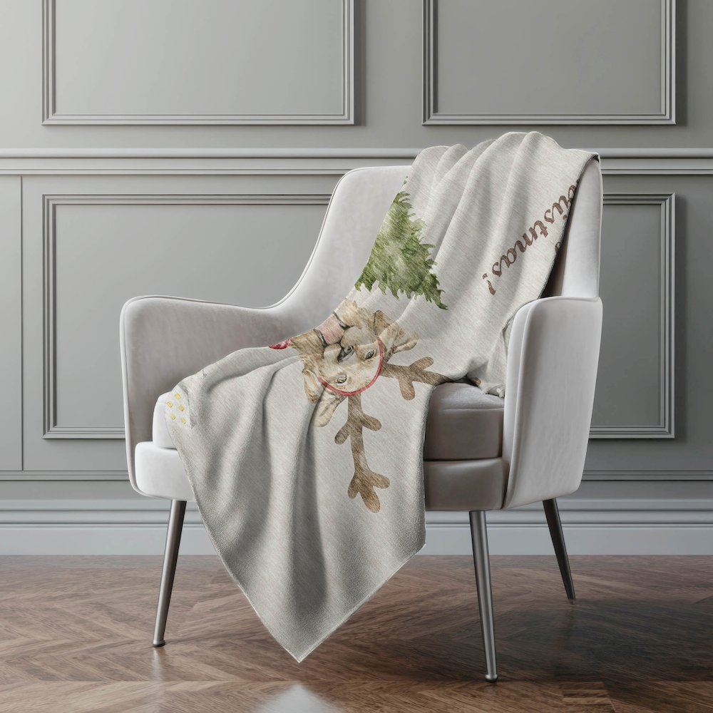 Premium Machine Washable ASB219 Taupe 50" x 70" Sherpa Throw Blanket. Picture 5