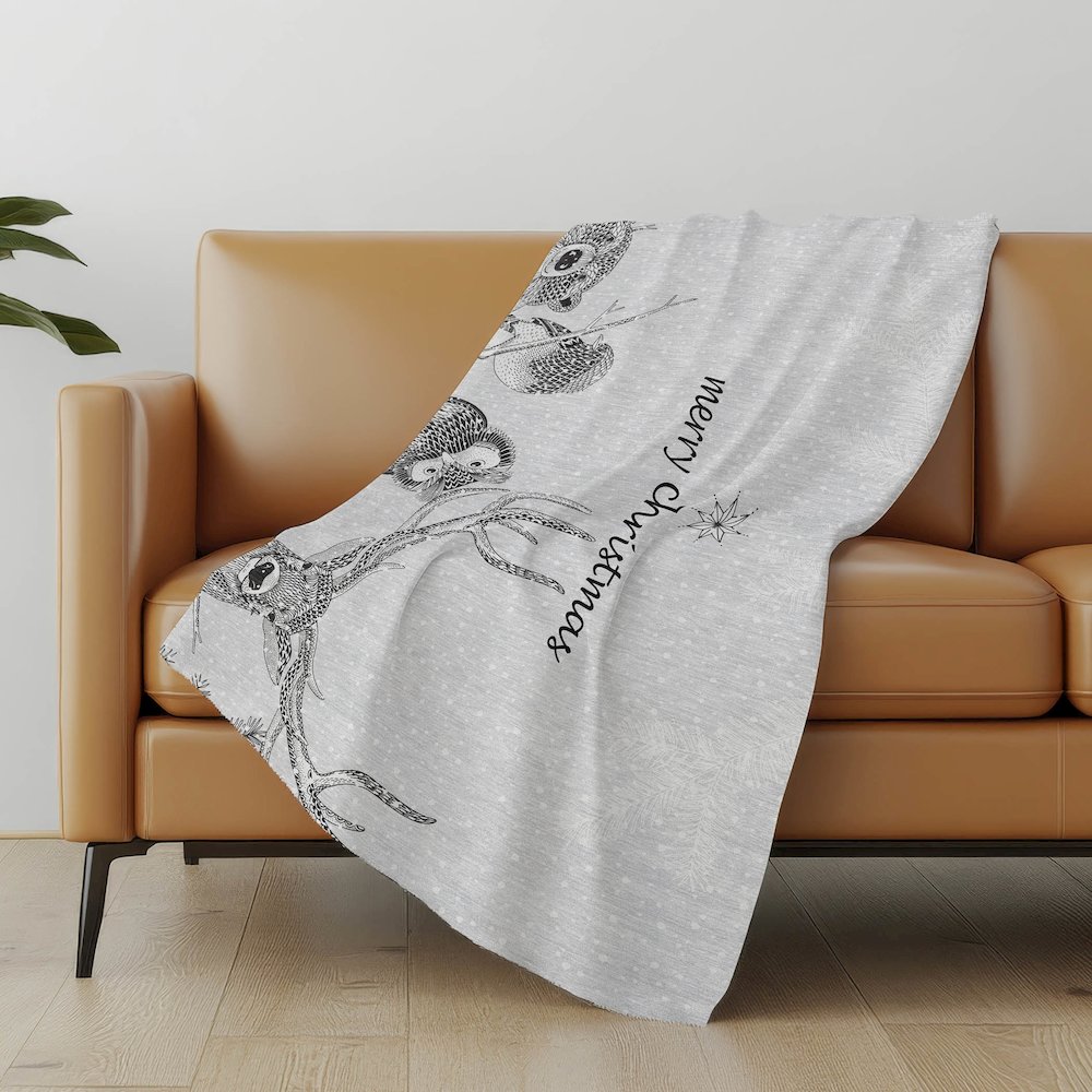 Premium Machine Washable ASB221 Gray 50" x 70" Sherpa Throw Blanket. Picture 4