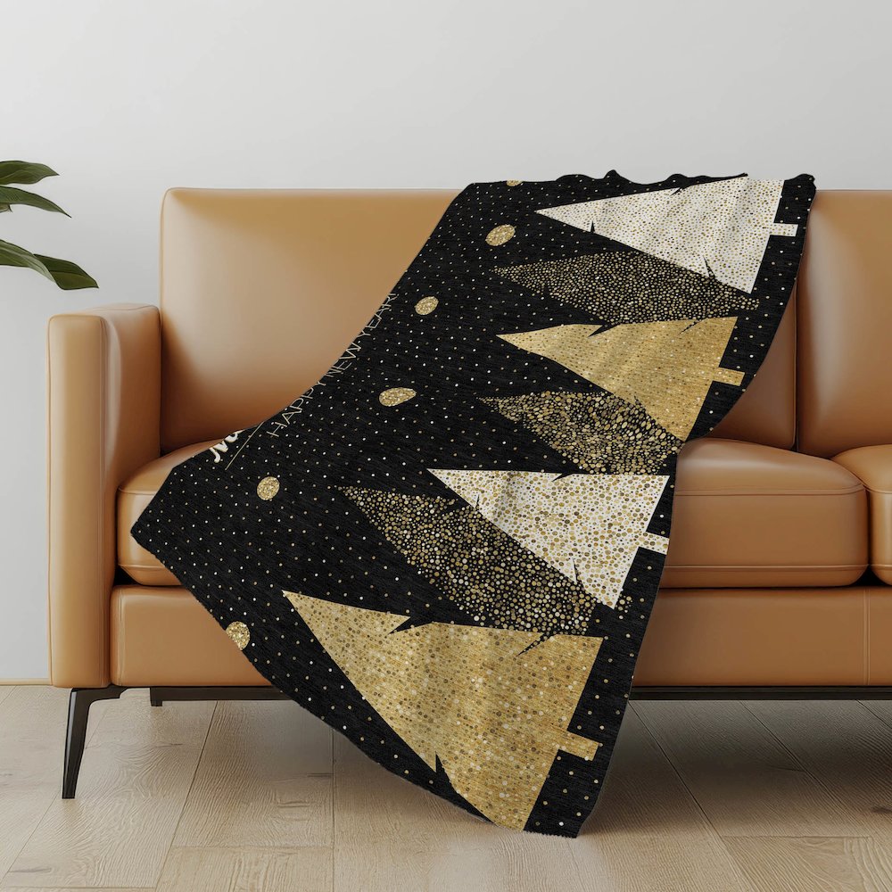 Premium Machine Washable ASB222 Midnight 50" x 70" Sherpa Throw Blanket. Picture 4
