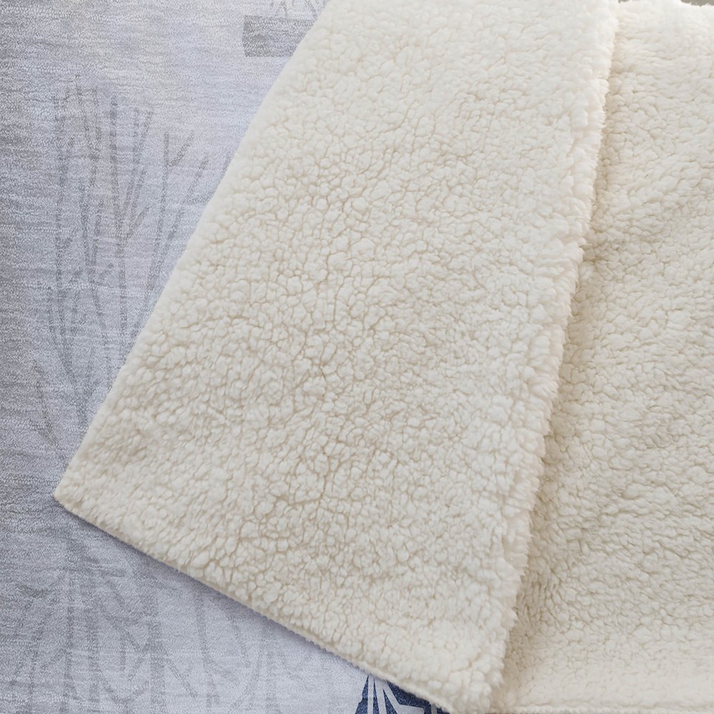 Premium Machine Washable ASB223 Blue 50" x 70" Sherpa Throw Blanket. Picture 2