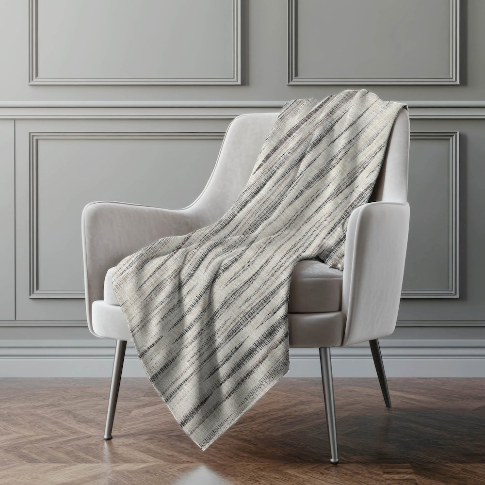 Premium Machine Washable ASB31 Beige 50" x 70" Sherpa Throw Blanket. Picture 5