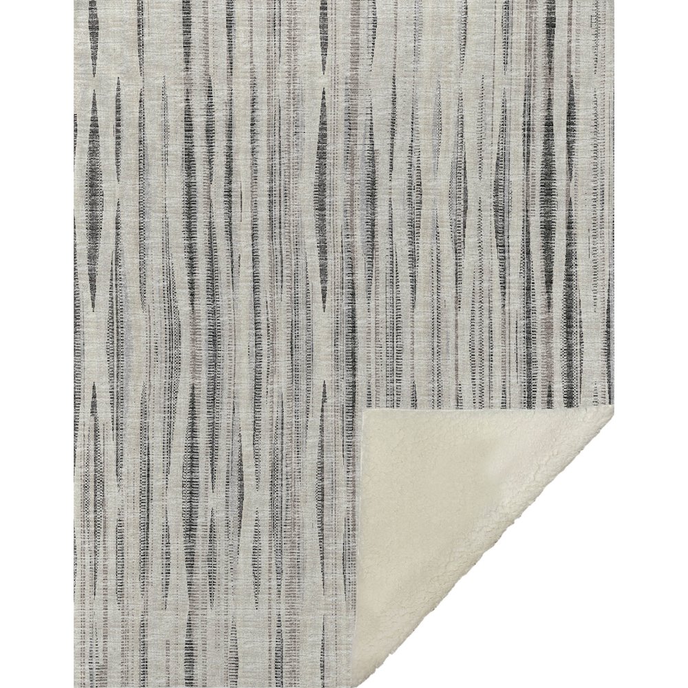Premium Machine Washable ASB31 Beige 50" x 70" Sherpa Throw Blanket. Picture 1