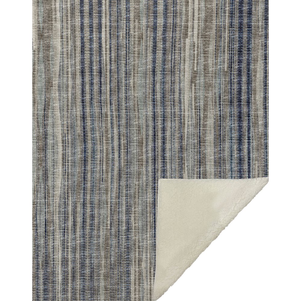 Premium Machine Washable ASB31 Earth 50" x 70" Sherpa Throw Blanket. Picture 1