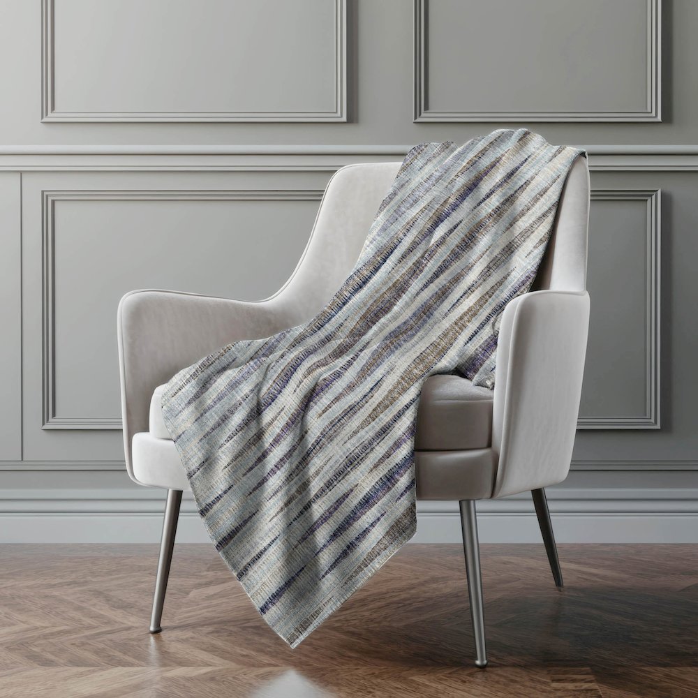 Premium Machine Washable ASB31 Ocean 50" x 70" Sherpa Throw Blanket. Picture 5