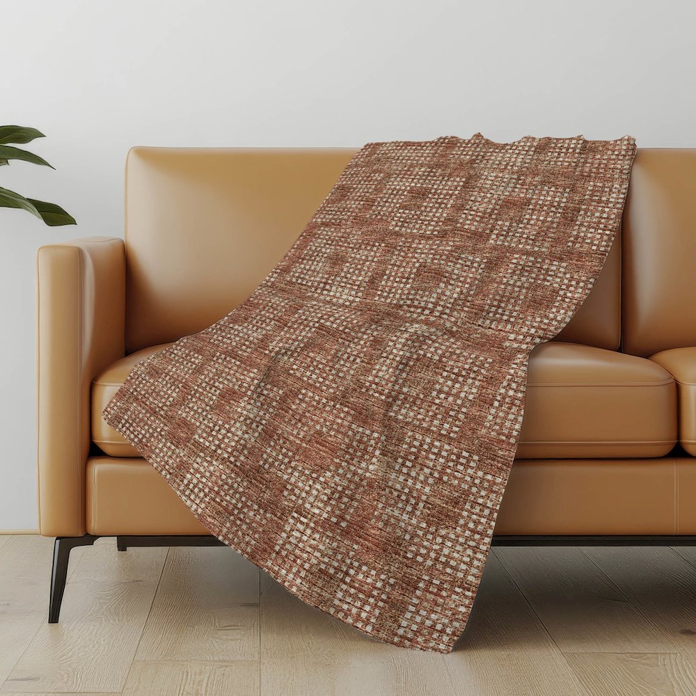 Premium Machine Washable ASB33 Canyon 50" x 70" Sherpa Throw Blanket. Picture 4