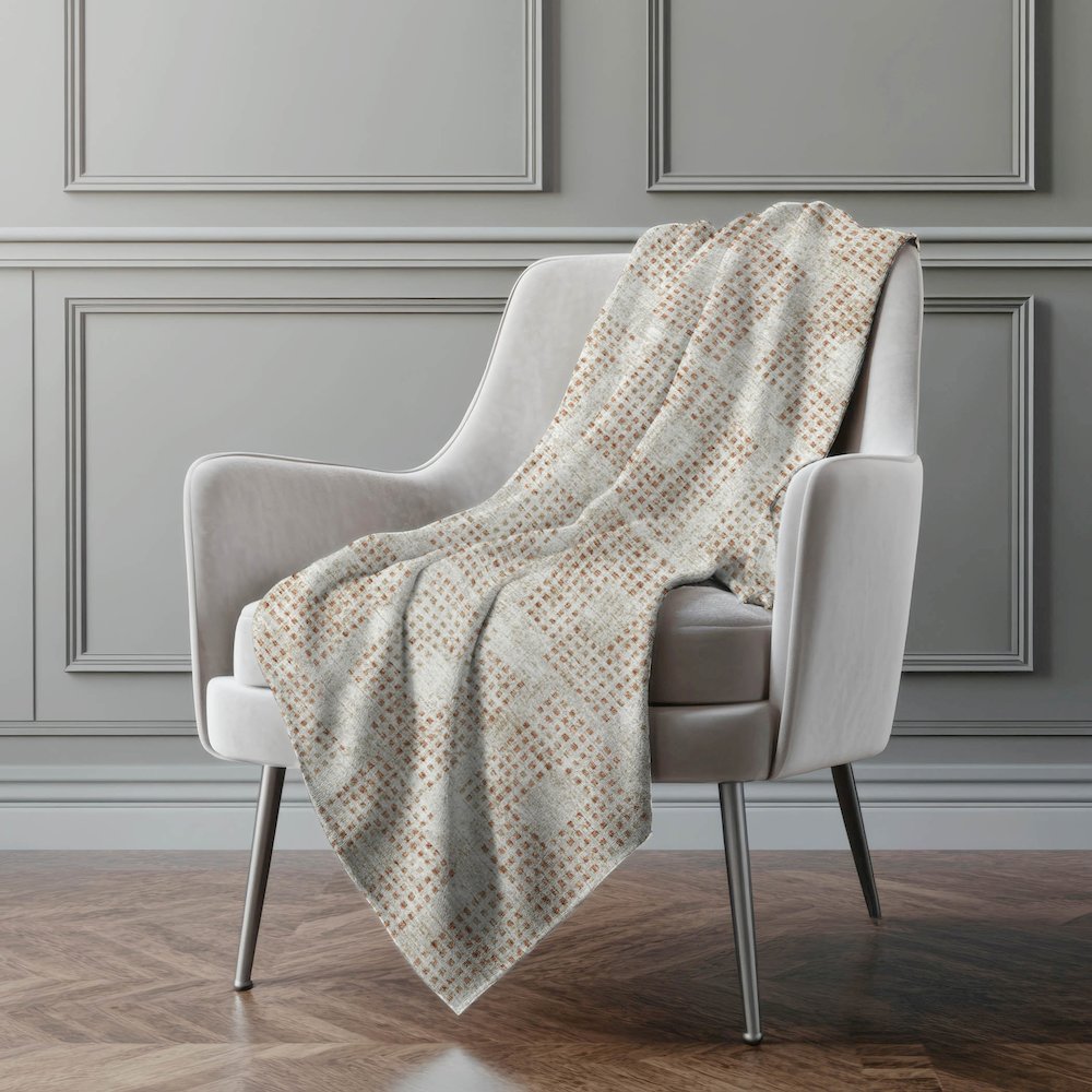 Premium Machine Washable ASB33 Spice 50" x 70" Sherpa Throw Blanket. Picture 5
