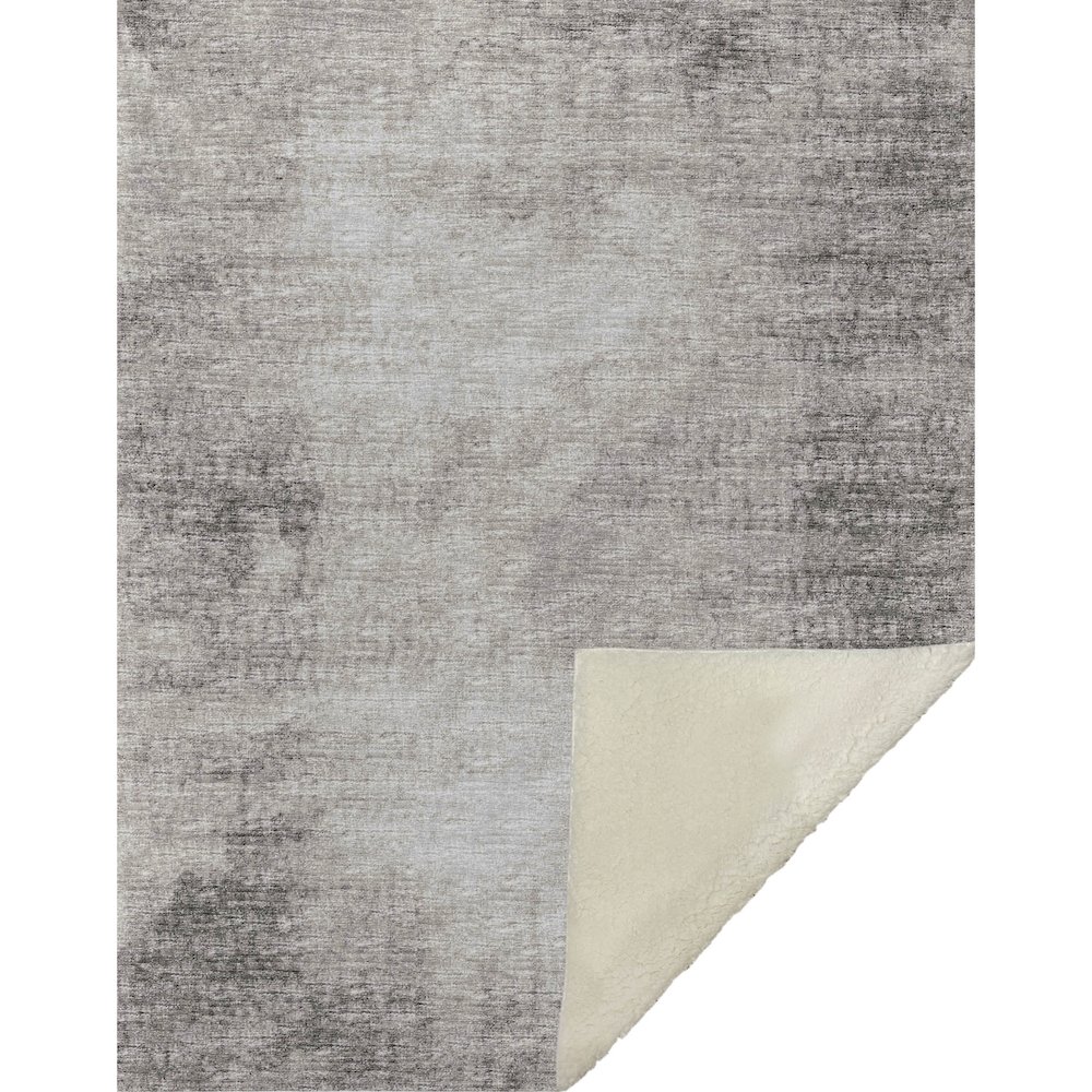 Premium Machine Washable ASB34 Mocha 50" x 70" Sherpa Throw Blanket. Picture 1