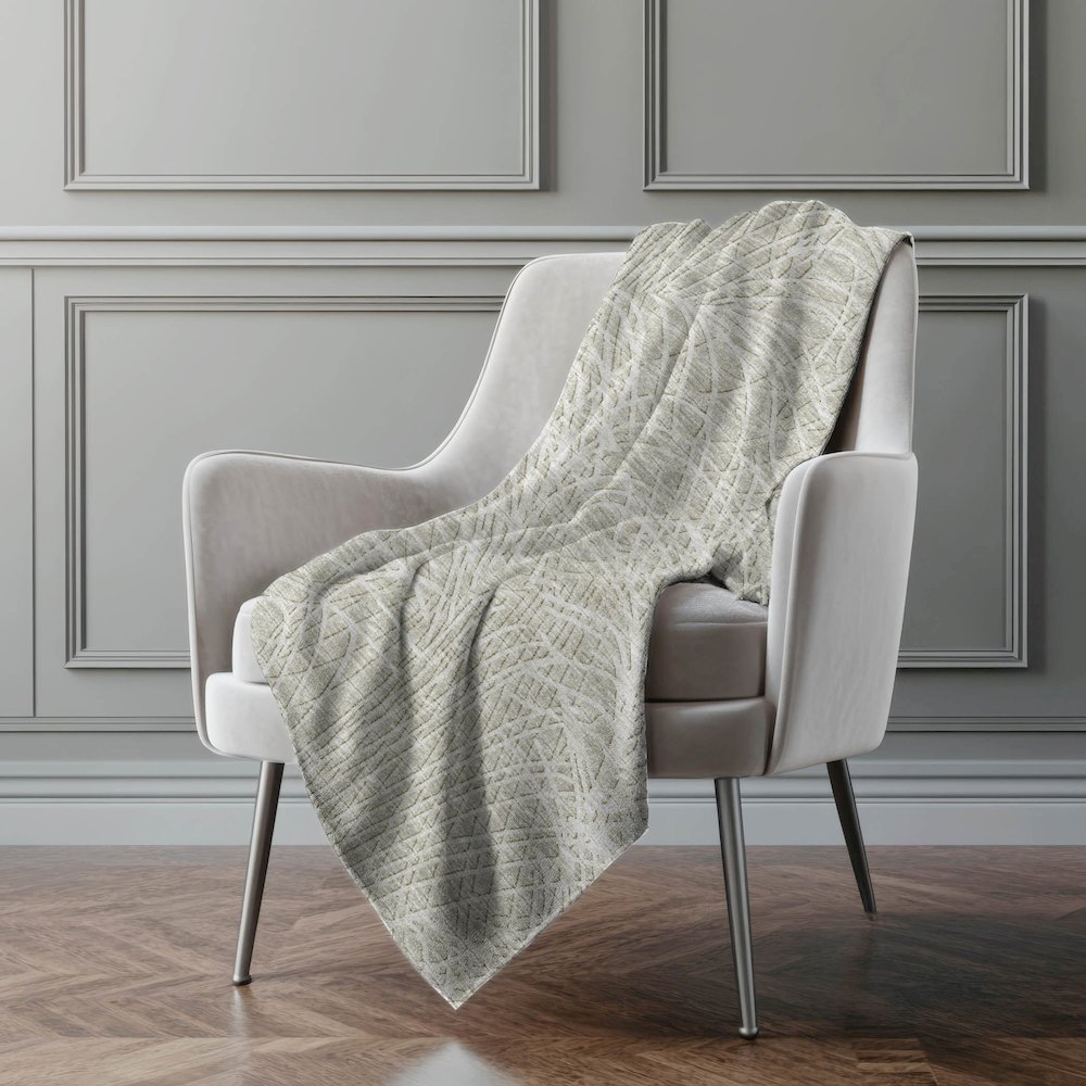 Premium Machine Washable ASB35 Beige 50" x 70" Sherpa Throw Blanket. Picture 5