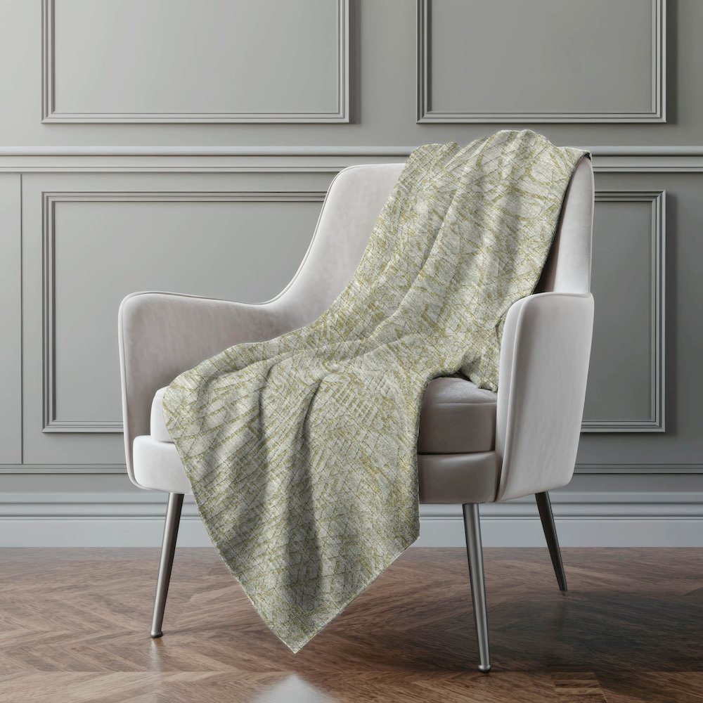 Premium Machine Washable ASB35 Sage 50" x 70" Sherpa Throw Blanket. Picture 5