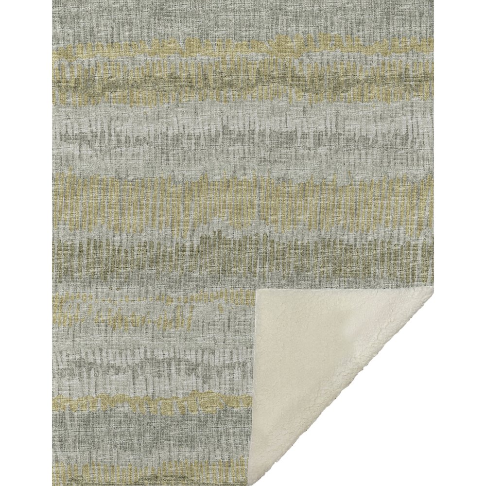 Premium Machine Washable ASB37 Sage 50" x 70" Sherpa Throw Blanket. Picture 1