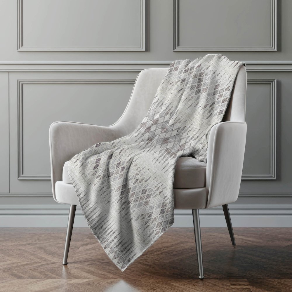 Premium Machine Washable ASB38 Beige 50" x 70" Sherpa Throw Blanket. Picture 5