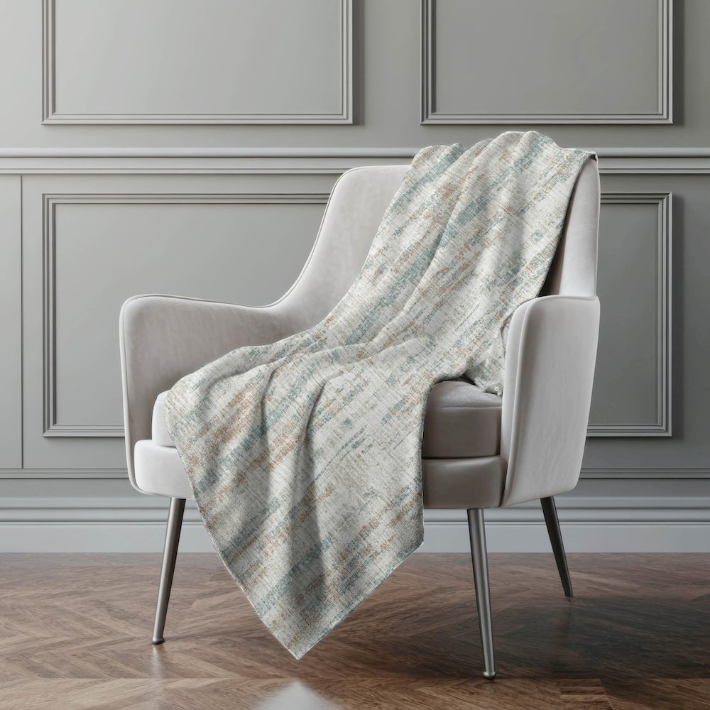 Premium Machine Washable ASB39 Ivory 50" x 70" Sherpa Throw Blanket. Picture 5