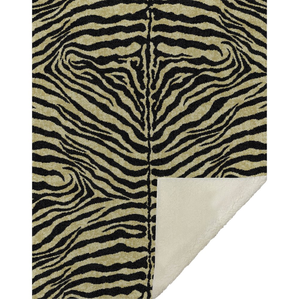 Premium Machine Washable ASB42 Gilded 50" x 70" Sherpa Throw Blanket. Picture 1