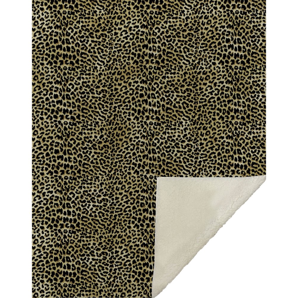 Premium Machine Washable ASB43 Gilded 50" x 70" Sherpa Throw Blanket. Picture 1