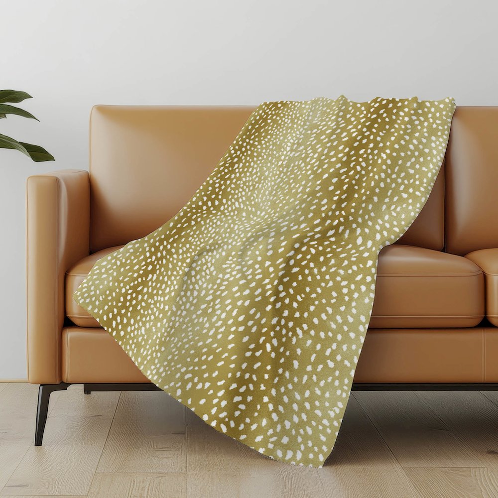 Premium Machine Washable ASB44 Gilded 50" x 70" Sherpa Throw Blanket. Picture 4