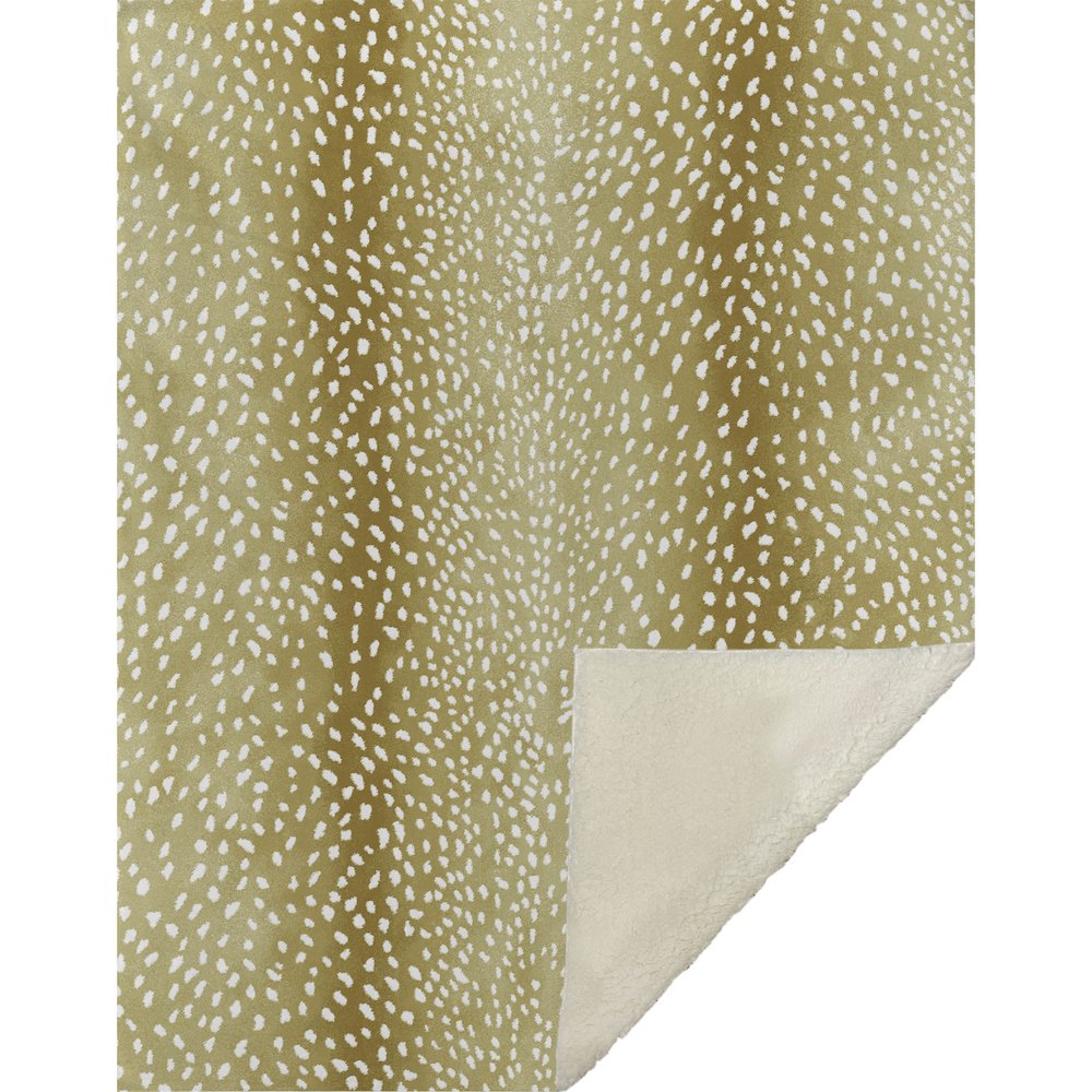Premium Machine Washable ASB44 Gilded 50" x 70" Sherpa Throw Blanket. Picture 1