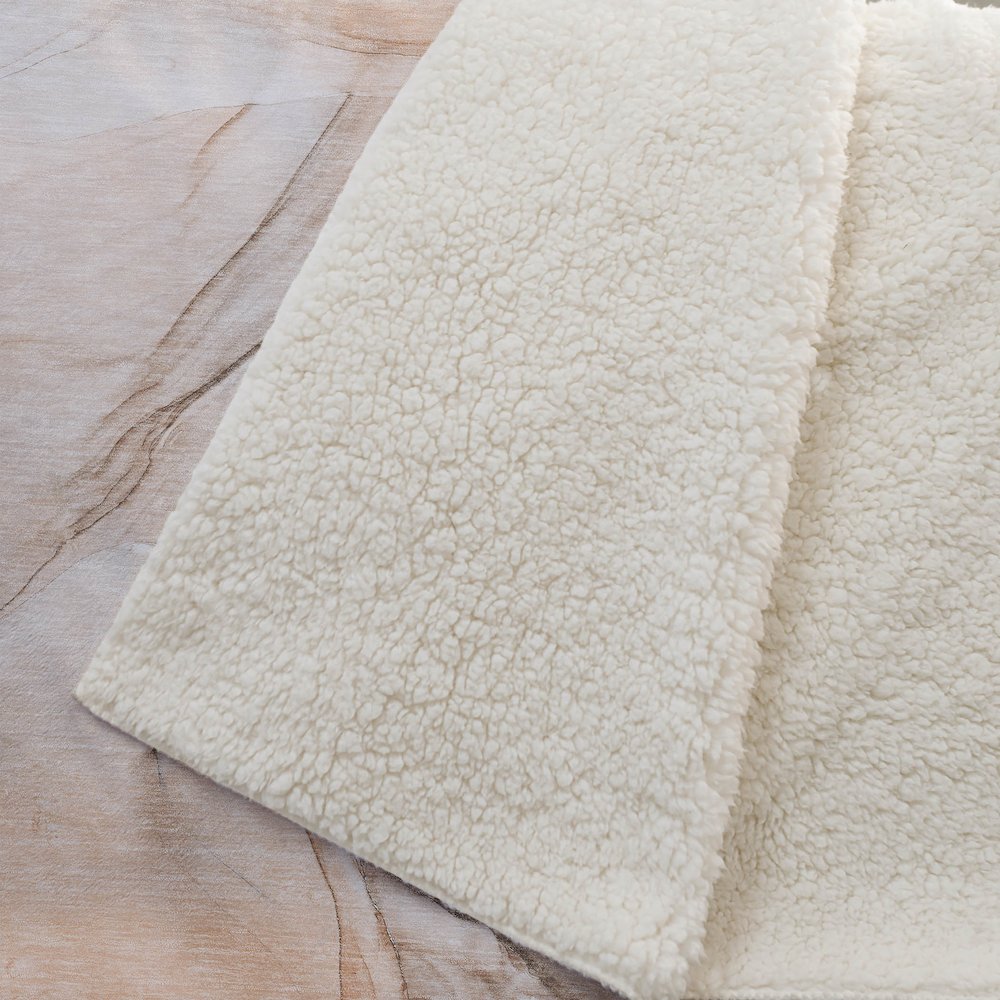 Premium Machine Washable ASB502 Orange 50" x 70" Sherpa Throw Blanket. Picture 2