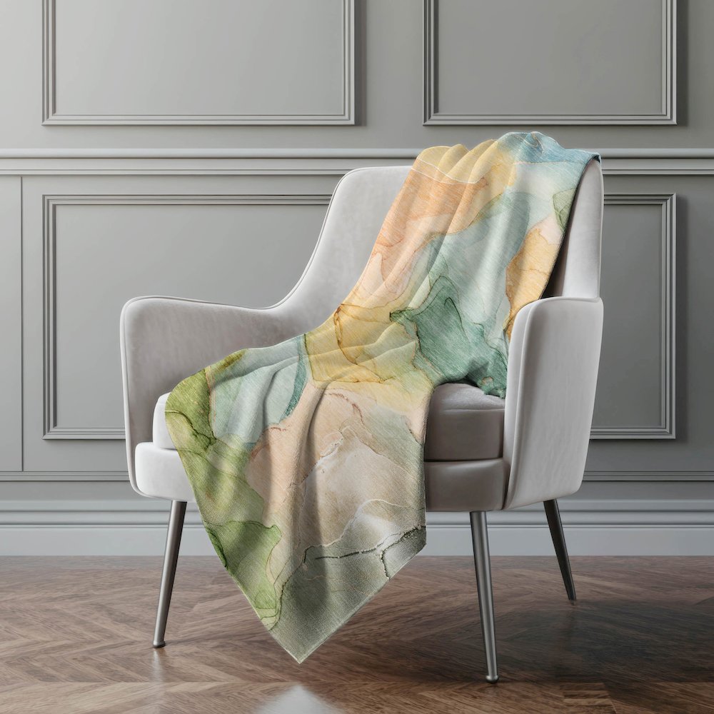 Premium Machine Washable ASB504 Blue 50" x 70" Sherpa Throw Blanket. Picture 4