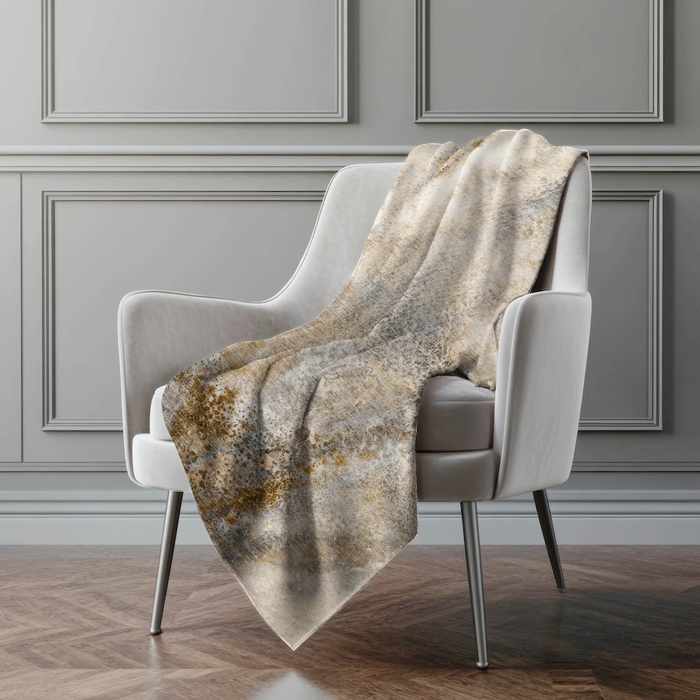 Premium Machine Washable ASB505 Brown 50" x 70" Sherpa Throw Blanket. Picture 4