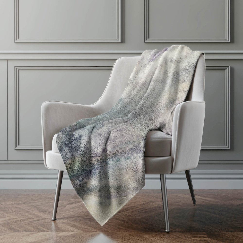 Premium Machine Washable ASB505 Ivory 50" x 70" Sherpa Throw Blanket. Picture 4